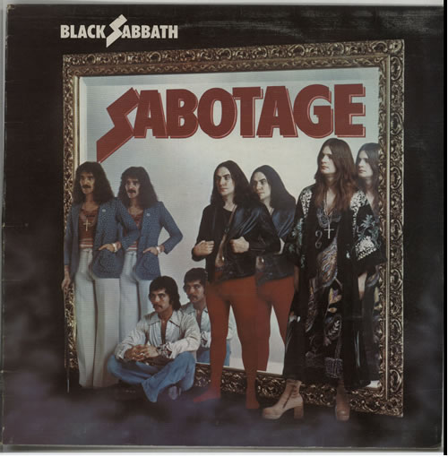 Black Sabbath Sabotage - 1st - EX UK vinyl LP album (LP record